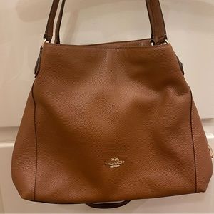 Coach Edie Shoulder Bag Brown